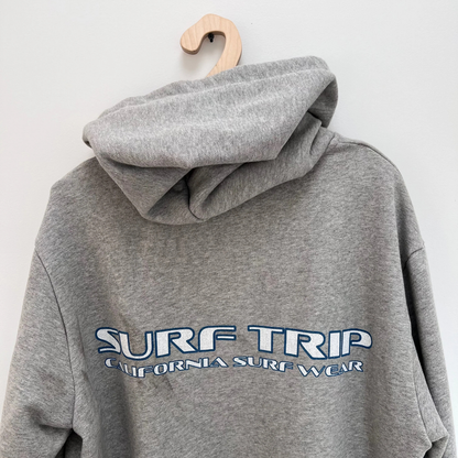 Surf Trip Vintage Plaid Hoodie