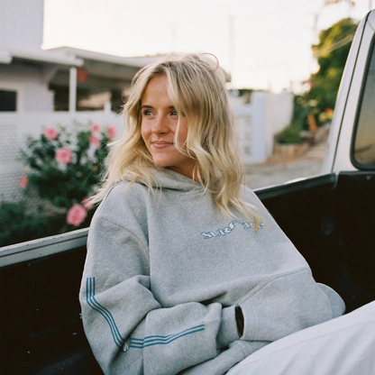 Surf Trip Vintage Plaid Hoodie