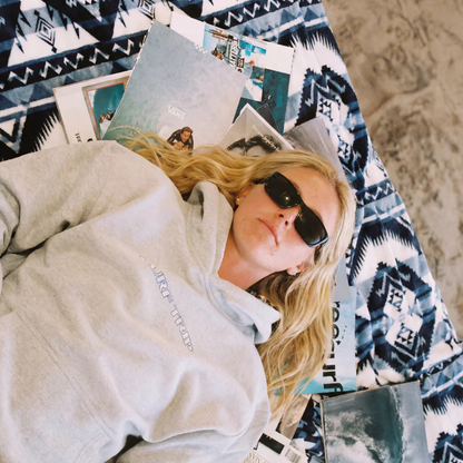 Surf Trip Vintage Plaid Hoodie